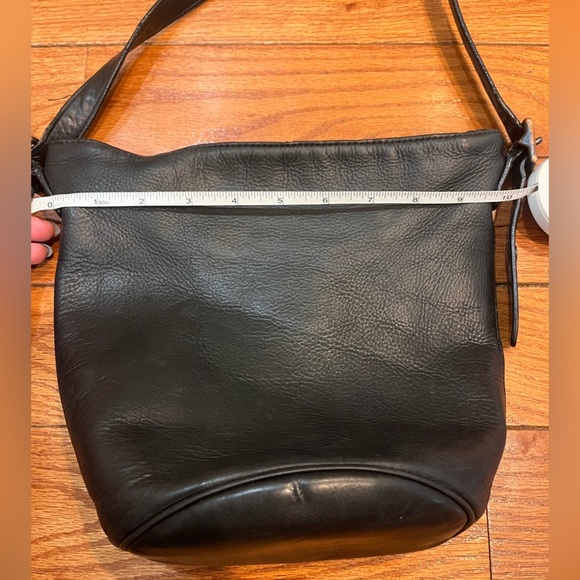 Coach Bleeker Mini Duffle Bag 32281 Legacy Black Pebbled Leather Crossbody - Picture 7 of 16